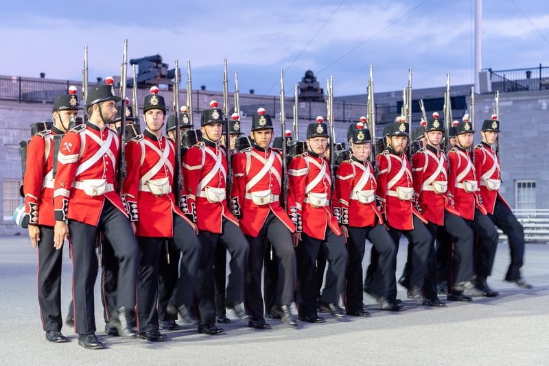 Illustration for article titled Selected Pictures from the Fort Henry Sunset Ceremony 2019 Finale